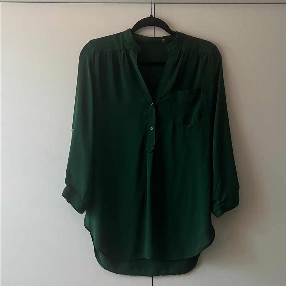 Elegant Green Women's Top